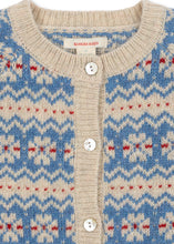 画像をギャラリービューアに読み込む, BILLI KNIT CARDIGAN / コンゲススロイド カーディガン ニット キッズ ノルディック ブルー KS106395