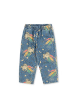 画像をギャラリービューアに読み込む, MAGOT FRILL PANTS GOTS - BORN TO SPARKLE / コンゲススロイド キッズ デニムパンツ ジーンズ ジーパン ユニコーン KS106539