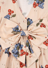 画像をギャラリービューアに読み込む, AVI LS BOW DRESS GOTS / コンゲススロイド ドレス ワンピース キッズ  チェリーブルーベリー KS104203