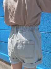 画像をギャラリービューアに読み込む, vintage like denim short pants / ヴィンテージライクデニムショートパンツ