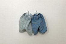 画像をギャラリービューアに読み込む, vintage like denim short pants / ヴィンテージライクデニムショートパンツ