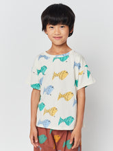 画像をギャラリービューアに読み込む, Multicolor Fish all over T-shirt 23SS / ボボショーズ フィッシュ柄 半袖Tシャツ お魚