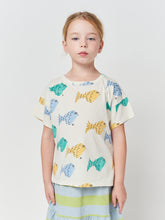 画像をギャラリービューアに読み込む, Multicolor Fish all over T-shirt 23SS / ボボショーズ フィッシュ柄 半袖Tシャツ お魚