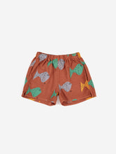 画像をギャラリービューアに読み込む, Multicolor Fish all over woven shorts 23SS / ボボショーズ フィッシュ柄 ショートパンツ お魚