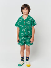 画像をギャラリービューアに読み込む, Sail Rope all over woven shirt 23SS / ボボショーズ セイルロープ柄 半袖シャツ プレッツェル