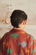 画像をギャラリービューアに読み込む, Multicolor Fish all over woven shirt 23SS / ボボショーズ フィッシュ柄 半袖シャツ お魚