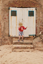 画像をギャラリービューアに読み込む, Sail Boat all over swim bermuda shorts / ボボショーズ スイムバミューダショーツ 水着 ヨット柄 ハーフパンツ