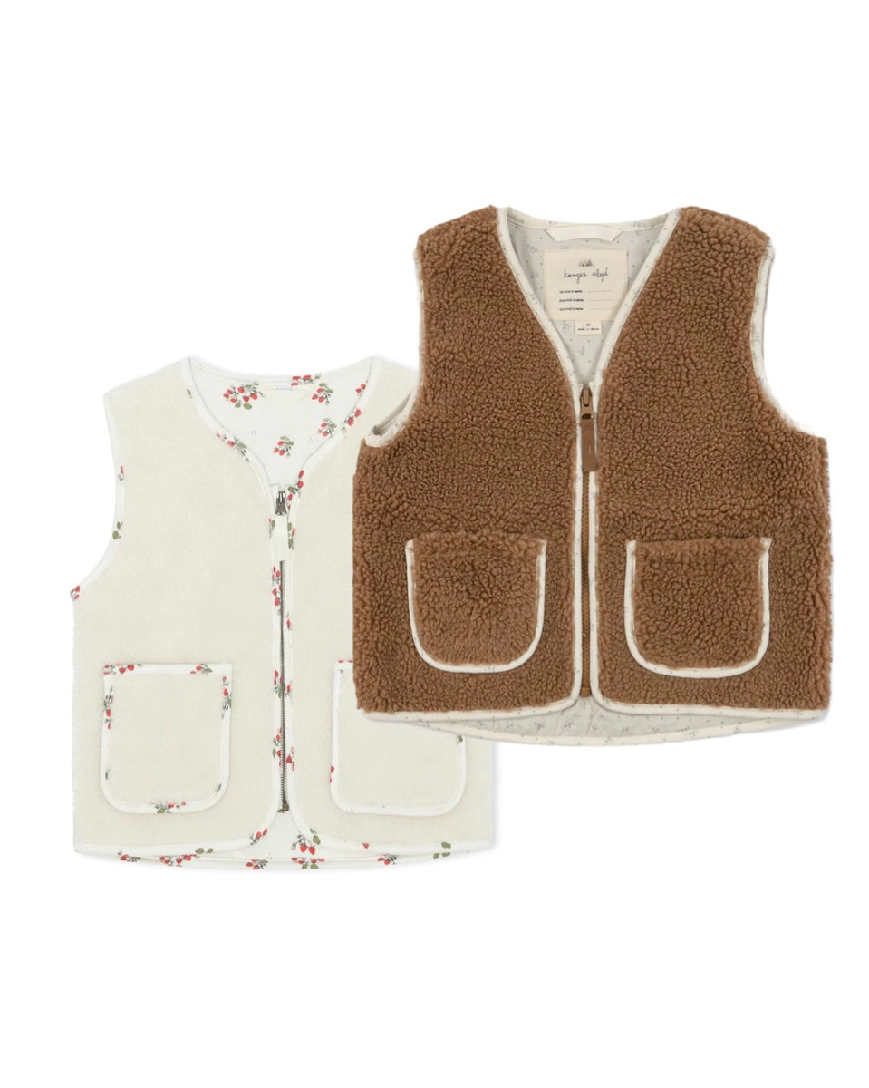 Grizz teddy vest / コンゲススロイド ボアベスト テディーベア キッズ