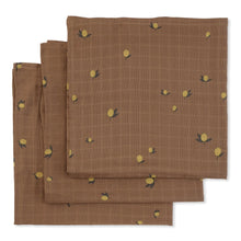 画像をギャラリービューアに読み込む, 3SET MUSLIN CLOTHS / コンゲススロイド ベビー モスリン クロス3枚組 赤ちゃん