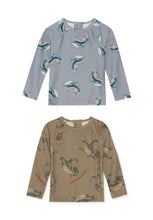 画像をギャラリービューアに読み込む, Aster swim blouse 23SS / コンゲススロイド ラッシュガード スイムウエア 水着 ベビーキッズ クジラ 恐竜