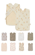 画像をギャラリービューアに読み込む, Comea big bib / コンゲススロイド お食事ベビーエプロン よだれ掛け 恐竜 花柄 ひよこ ハート 9色