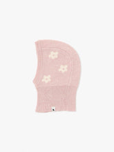 画像をギャラリービューアに読み込む, Daisy Balaclava / プレイグラウンド デイジー バラクラバ ニット帽 キッズ ベビー ピンク 花柄
