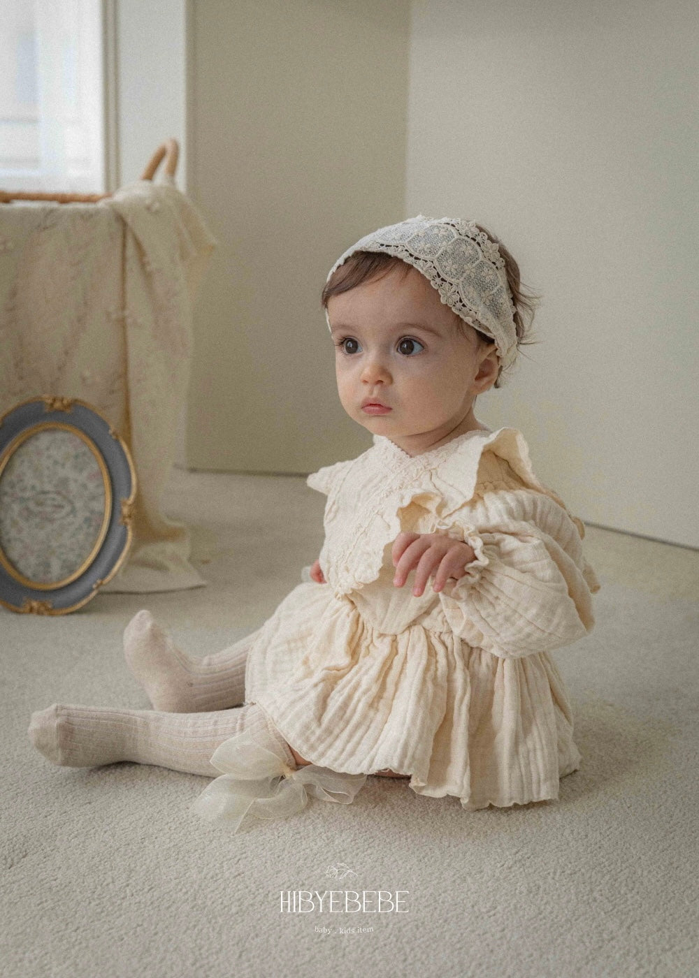 Jenny baby dress / ベビースーツ ベビーワンピース 赤ちゃんコットンドレス