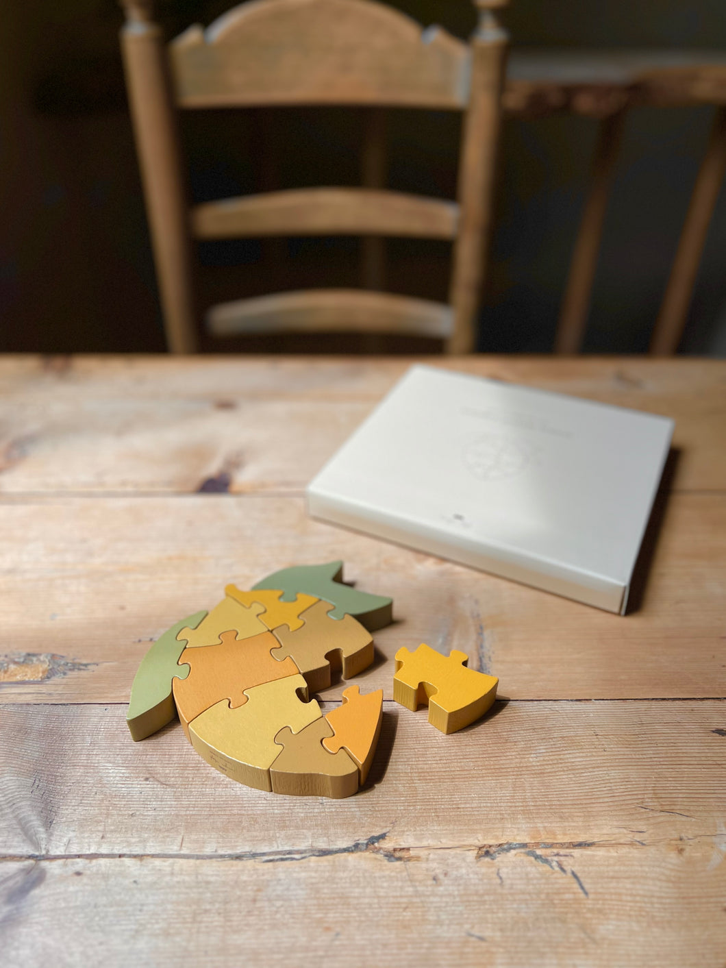 Wooden puzzle numbers lemon FSC / コンゲススロイド ウッドパズル レモン 木の玩具 ベビー 赤ちゃん 知育 出産祝い