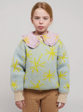 画像をギャラリービューアに読み込む, SPARKLE ALL OVER JACQUARD JUMPER 23AW / ボボショーズ キッズセーター ニットプルオーバー
