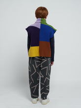 画像をギャラリービューアに読み込む, Multicolor intarsia cotton vest 23AW / ボボショーズ キッズ コットンニットベスト マルチカラー
