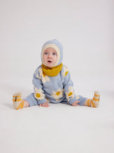 画像をギャラリービューアに読み込む, Baby Color Block yellow knitted hood 23AW / ボボショーズ ベビー バラクラバ ニットフード
