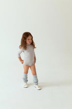 画像をギャラリービューアに読み込む, Cotton Candy High Neck Bodysuit - Stripe / プレイグラウンド ロゴリブハイネックロンパース ボーダー ベビー
