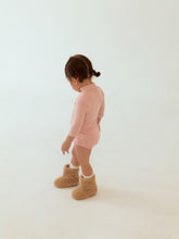 画像をギャラリービューアに読み込む, Cotton Candy High Neck Bodysuit / プレイグラウンド ロゴリブハイネックロンパース ベビー
