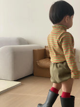 画像をギャラリービューアに読み込む, Cotton Candy High Neck T-shirt - Stripe / プレイグラウンド リブハイネックカットソー ボーダー
