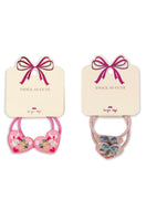 2 PACK VILMA HAIR ELASTIC / コンゲススロイド ヘアゴム キッズ キティーボウ チェリーリボン KS104058