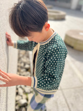 画像をギャラリービューアに読み込む, BILLI KNIT CARDIGAN / コンゲススロイド カーディガン ニット キッズ 女の子 男の子 グリーン KS103726
