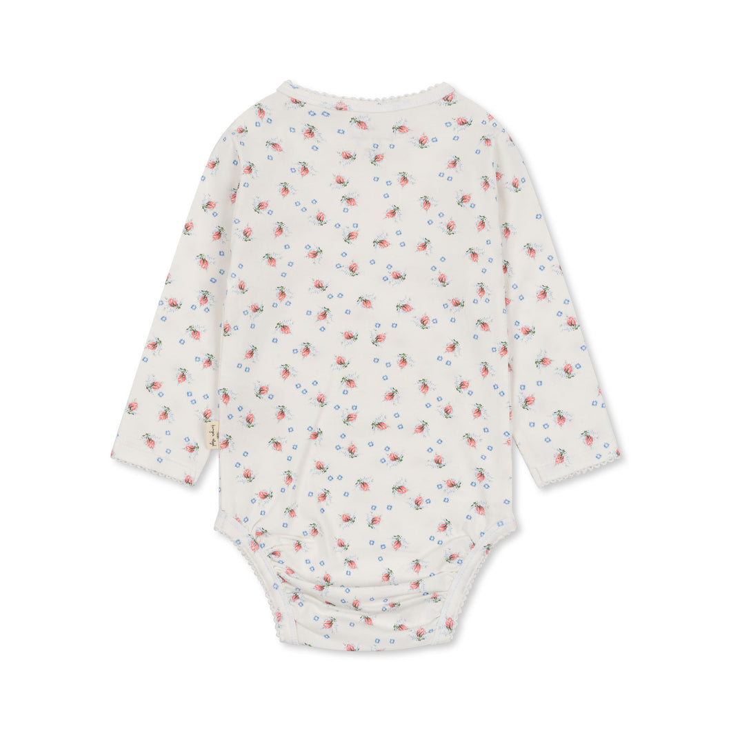 BASIC LS BODY GOTS / コンゲススロイド 長袖 ベビーロンパース
