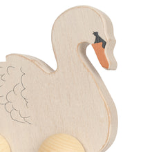 画像をギャラリービューアに読み込む, ROLLING SWAN FSC / コンゲススロイド 木製玩具 木のおもちゃ ベビー 白鳥 スワン
