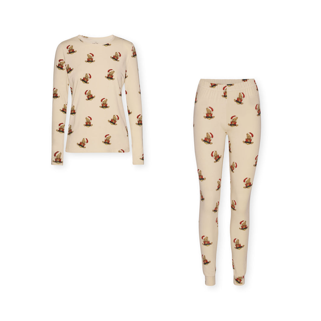 PARENTS CHRISTMAS PJ SET GOTS / コンゲススロイド 大人 ルームウエア パジャマ 寝巻き クリスマステディーベア 親子でお揃い