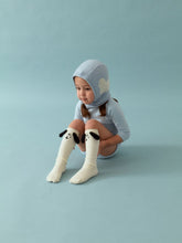 画像をギャラリービューアに読み込む, Cloudy Duck Balaclava/ プレイグラウンド ダック バラクラバ ニット帽 キッズ ベビー ブルー あひる柄
