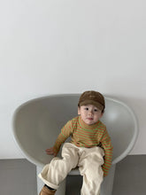 画像をギャラリービューアに読み込む, Cotton Candy High Neck T-shirt - Stripe / プレイグラウンド リブハイネックカットソー ボーダー
