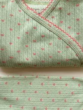 画像をギャラリービューアに読み込む, MINNIE NEWBORN BODY GOTS - COEUR LINT / コンゲススロイド 長袖 新生児ベビーロンパース ピンクハートグリーン KS106168
