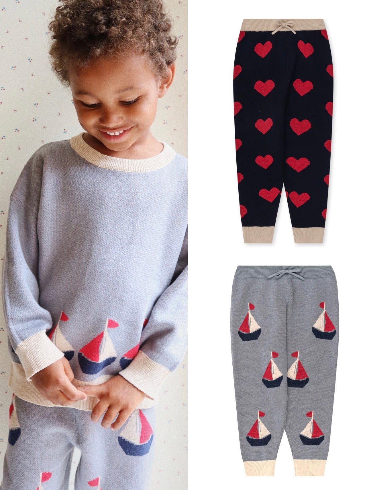 LAPIS KNIT PANTS GOTS / コンゲススロイド ニットパンツ ジョガー 