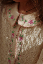 画像をギャラリービューアに読み込む, ROSIER CARDIGAN / コンゲススロイド キッズ ニット カーディガン ローズ刺繍  KS102420
