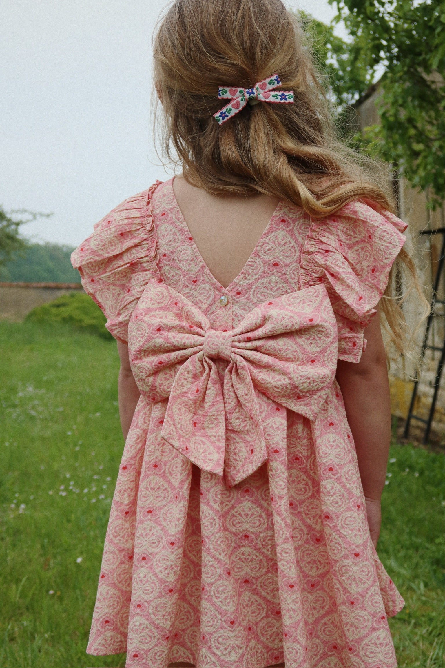 AVA BOW DRESS GOTS / コンゲススロイド ドレス ワンピース