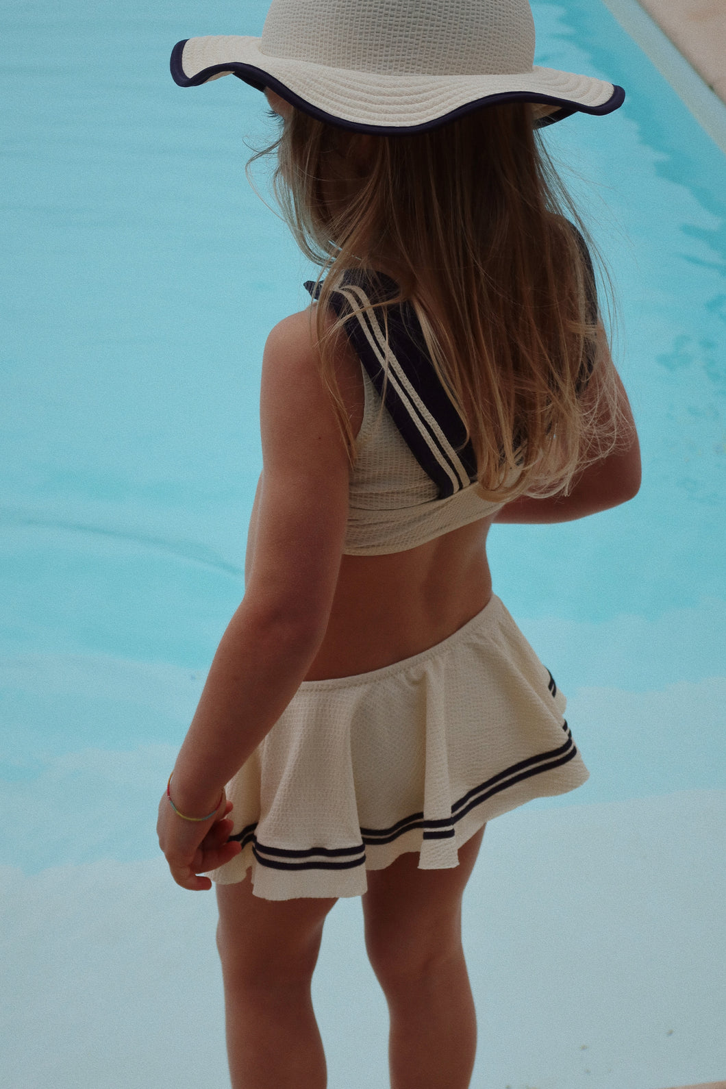 SAILOR BIKINI / コンゲススロイド セーラービキニ 水着 キッズ ホワイト KS102636