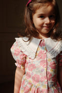 COEUR COLLAR SHIRT GOTS / コンゲススロイド 半袖ブラウス キッズ  花柄 KS102850