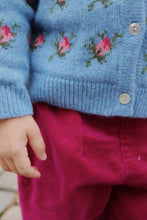 画像をギャラリービューアに読み込む, 【まもなく入荷】BELOU KNIT CARDIGAN / コンゲススロイド カーディガン ニット キッズ ローズ ブルー KS103711
