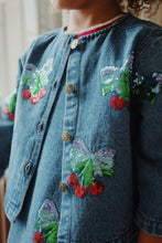画像をギャラリービューアに読み込む, MAGOT SEQUIN DENIM JACKET GOTS / コンゲススロイド デニムジャケット Gジャン キッズ チェリーリボン KS103890
