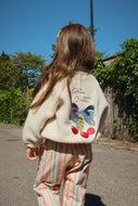 JAZZ TEDDY JACKET GRS / コンゲススロイド テディー ジャケット ボア キッズ  ホワイト チェリーリボン KS104861