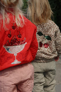 JUNO SEQUIN BOMBER JACKET / コンゲススロイド スパンコール ボンバー ジャケット キッズ レッドチェリー KS104887