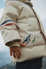 画像をギャラリービューアに読み込む, RUTHERFORD DOWN JACKET GR / コンゲススロイド パファージャケット ダウンコート キッズ ホワイト トリコロール KS105739
