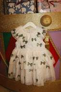 YVONNE FAIRY DRESS / コンゲススロイド チュールドレス ワンピース キッズ スパンコール グリーン リボン KS106656