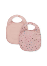 画像をギャラリービューアに読み込む, 2 PACK DINNER BIB WITH FRILL CHERRY / コンゲススロイドイド 2枚組スタイ お食事エプロン ベビー ビブ 赤ちゃん KS101354
