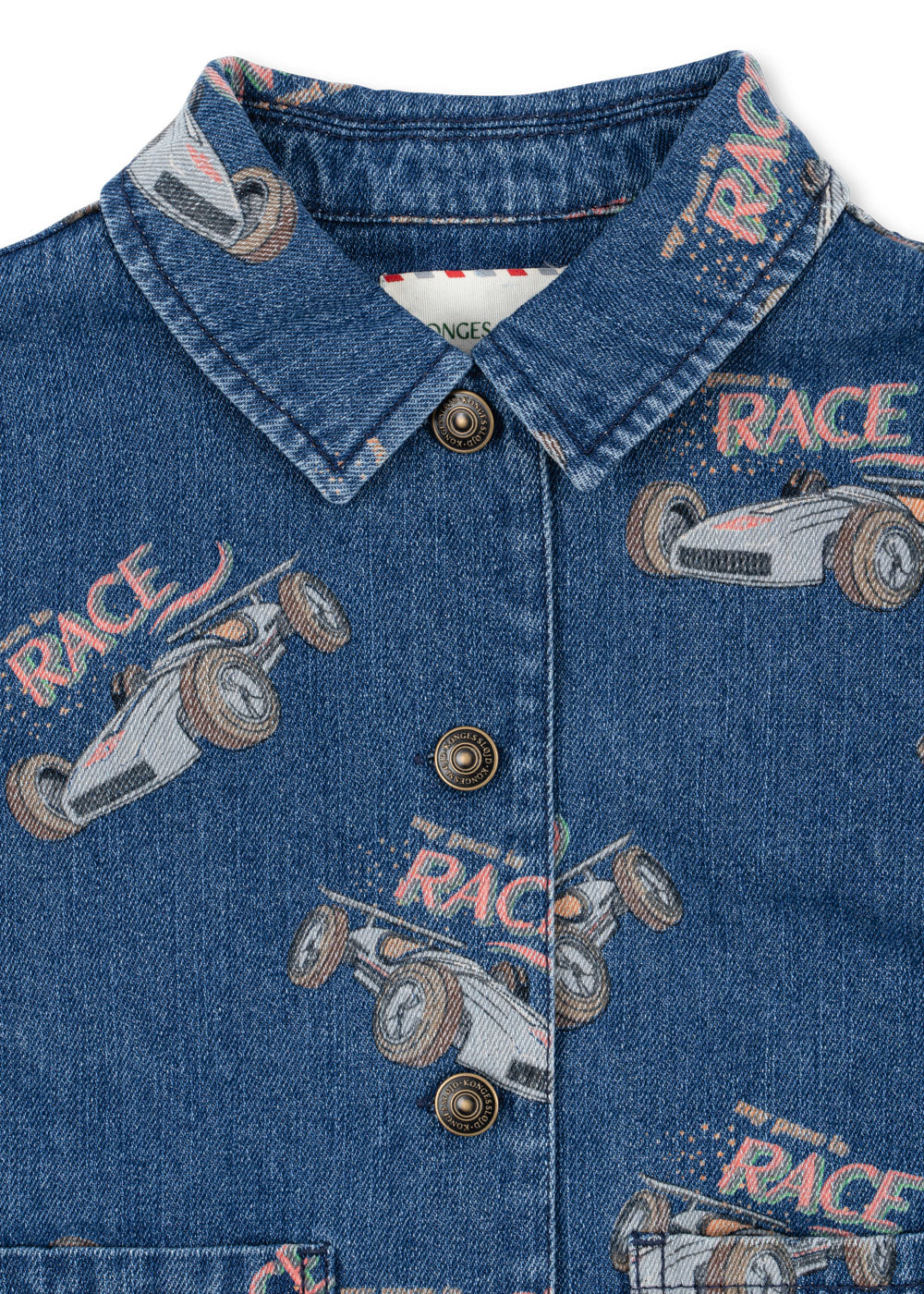 MAGOT JACKET GOTS RACE DENIM / コンゲススロイド キッズ