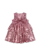 ROSIE DRESS / コンゲススロイド スパンコールドレス ワンピース キッズ リボン KS102203