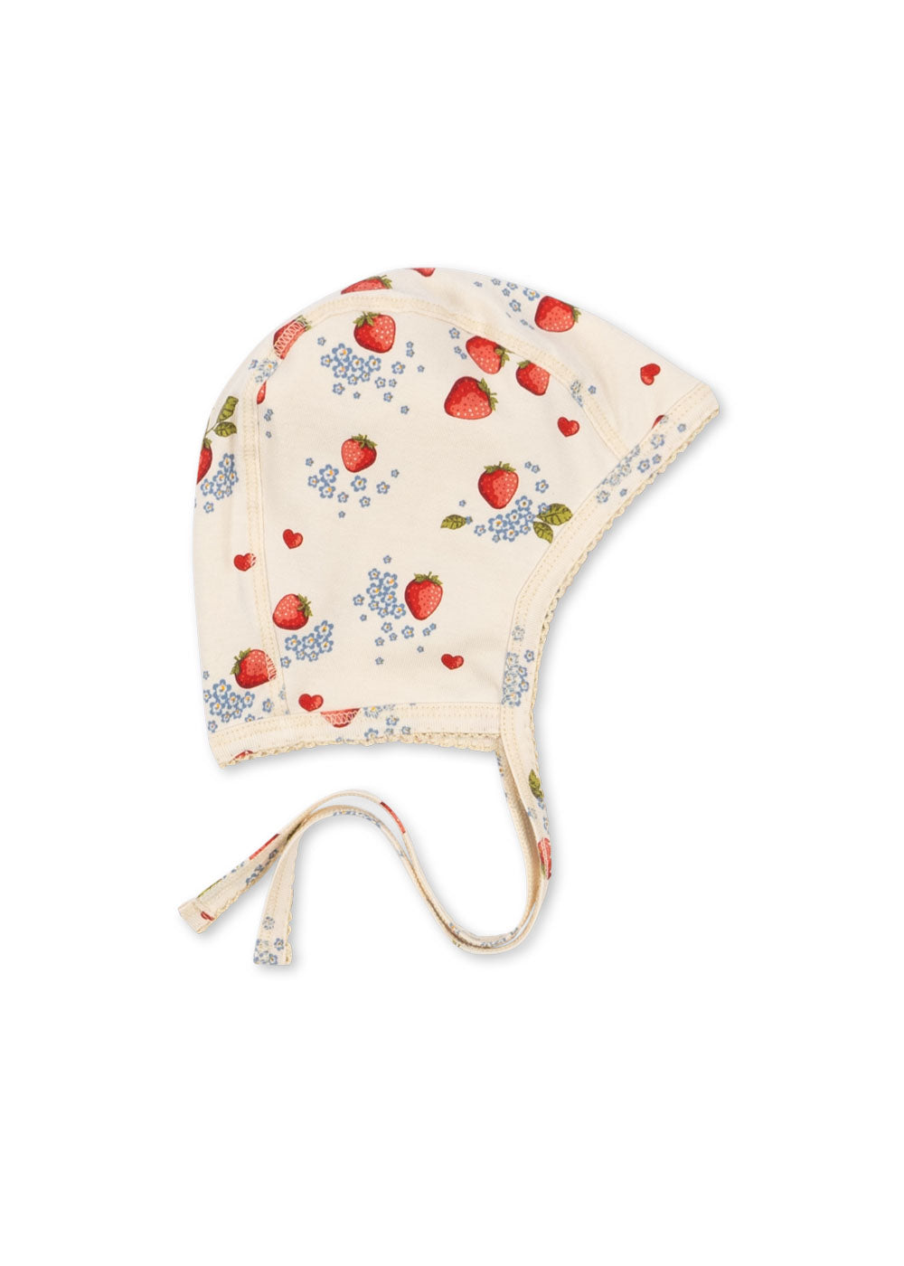 BASIC BABY HELMET GOTS - MARMALADE / コンゲススロイド ボンネット ベビー帽子 オーガニックコットン 赤ちゃん いちご KS102252