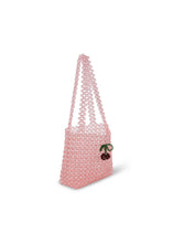 画像をギャラリービューアに読み込む, PERLA BAG / コンゲススロイド ビーズショルダーバック キッズ鞄 チェリー KS102397
