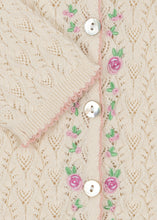画像をギャラリービューアに読み込む, ROSIER CARDIGAN / コンゲススロイド キッズ ニット カーディガン ローズ刺繍  KS102420
