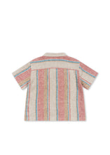 画像をギャラリービューアに読み込む, VENICE SS SHIRT / コンゲススロイド リネン シャツ キッズ マルチストライプ KS102448
